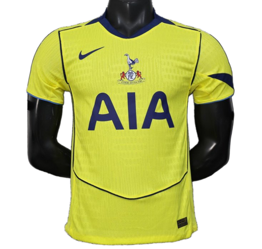 Tottenham Hotspur 2025/26 Third Jersey – Player Version – Yellow