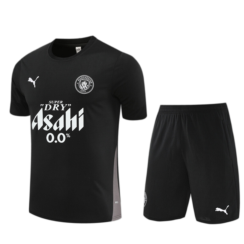Manchester City 2025/26 Kids Kit – Black