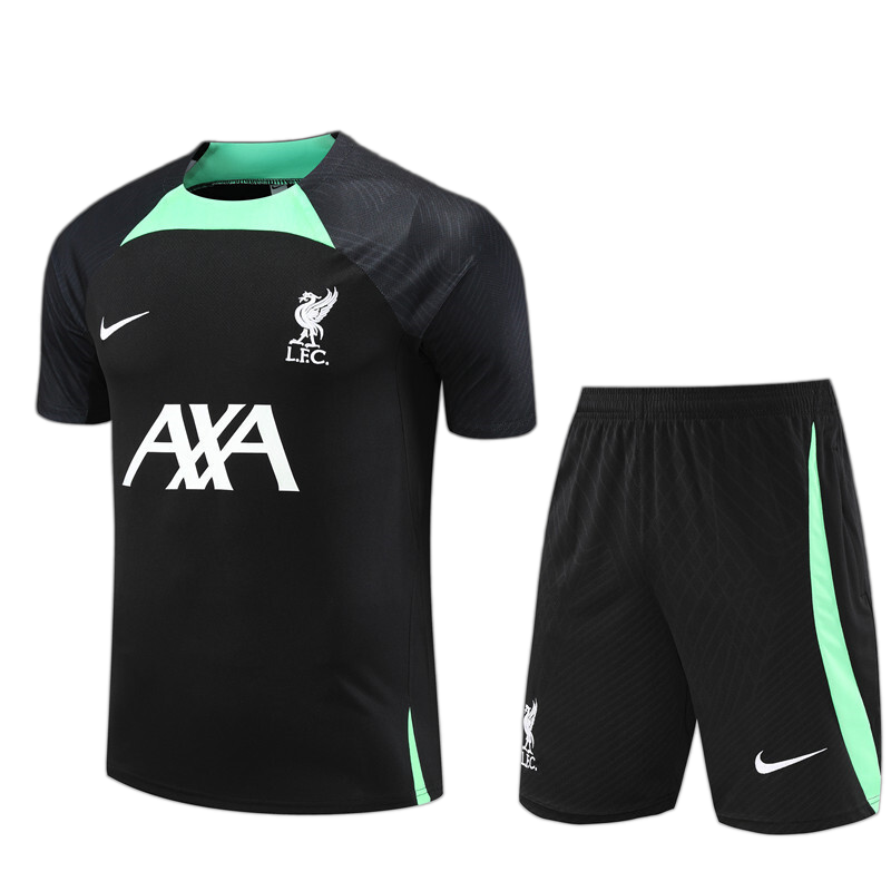 Liverpool 2023/24 Kids Kit – Retro Version – Black