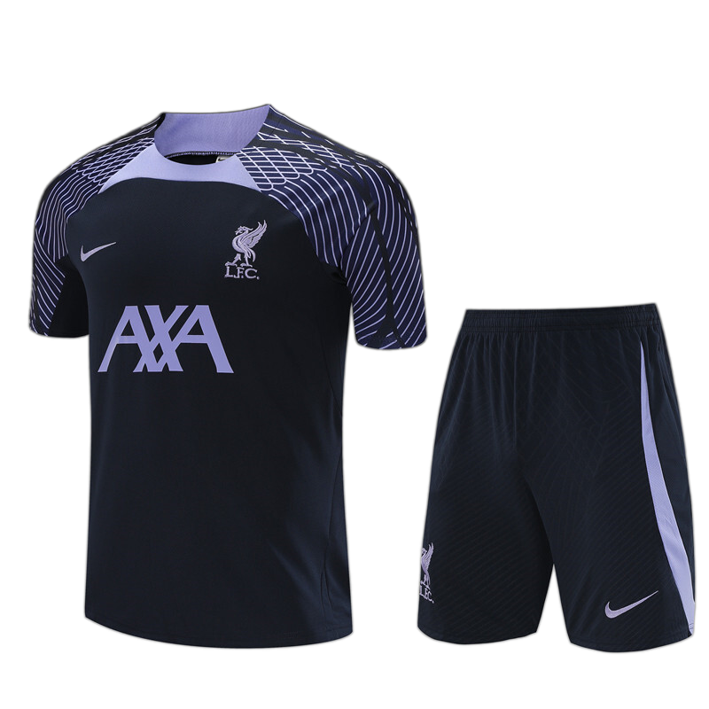 Liverpool 2023/24 Kids Kit – Retro Version – Blue