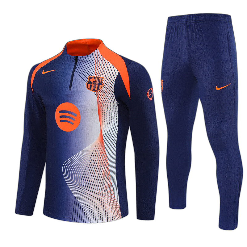 FC Barcelona 2025/26 Kids Kit – Blue/Orange