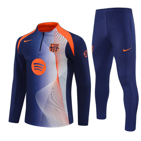FC Barcelona 2025/26 Kids Kit – Blue/Orange