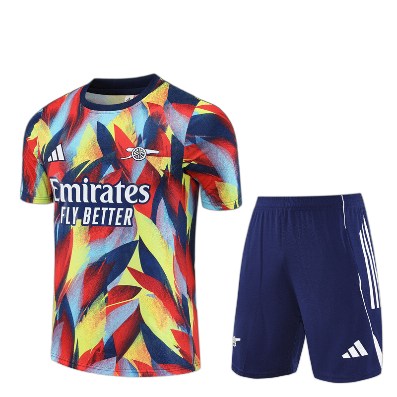 Arsenal 2025/26 Kids Kit – Red/Yellow