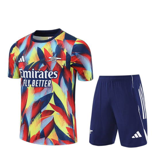 Arsenal 2025/26 Kids Kit – Red/Yellow