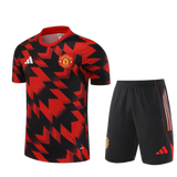 Manchester United 2025/26 Kids Kit – Black/Red