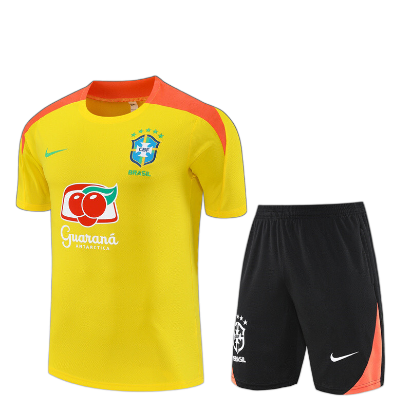 Brazil 2025/26 Kids Kit – Yellow