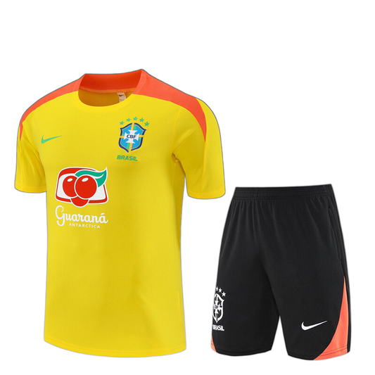 Brazil 2025/26 Kids Kit – Yellow
