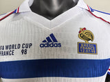 France 1998 Away Jersey – Player Version – Retro Version – White
