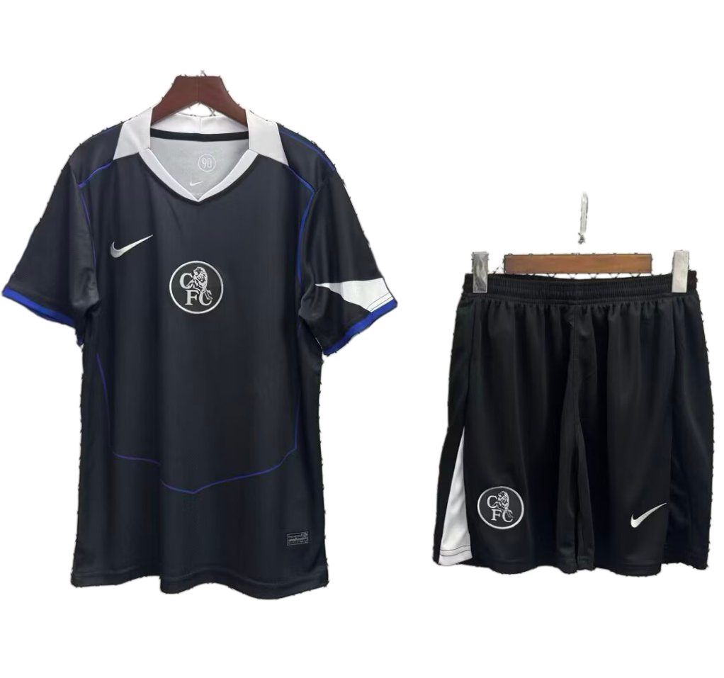 Chelsea 2025/26 Third Kids Kit – Black