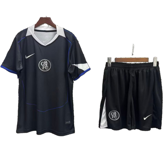 Chelsea 2025/26 Third Kids Kit – Black
