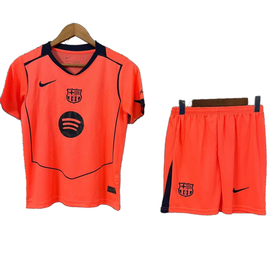 FC Barcelona 2025/26 Third Kids Kit