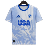 USA 2026 Training Jersey – White/Blue