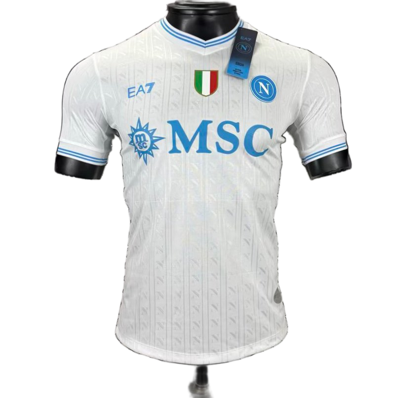 Napoli 2025/26 Away Jersey – Player Version – White