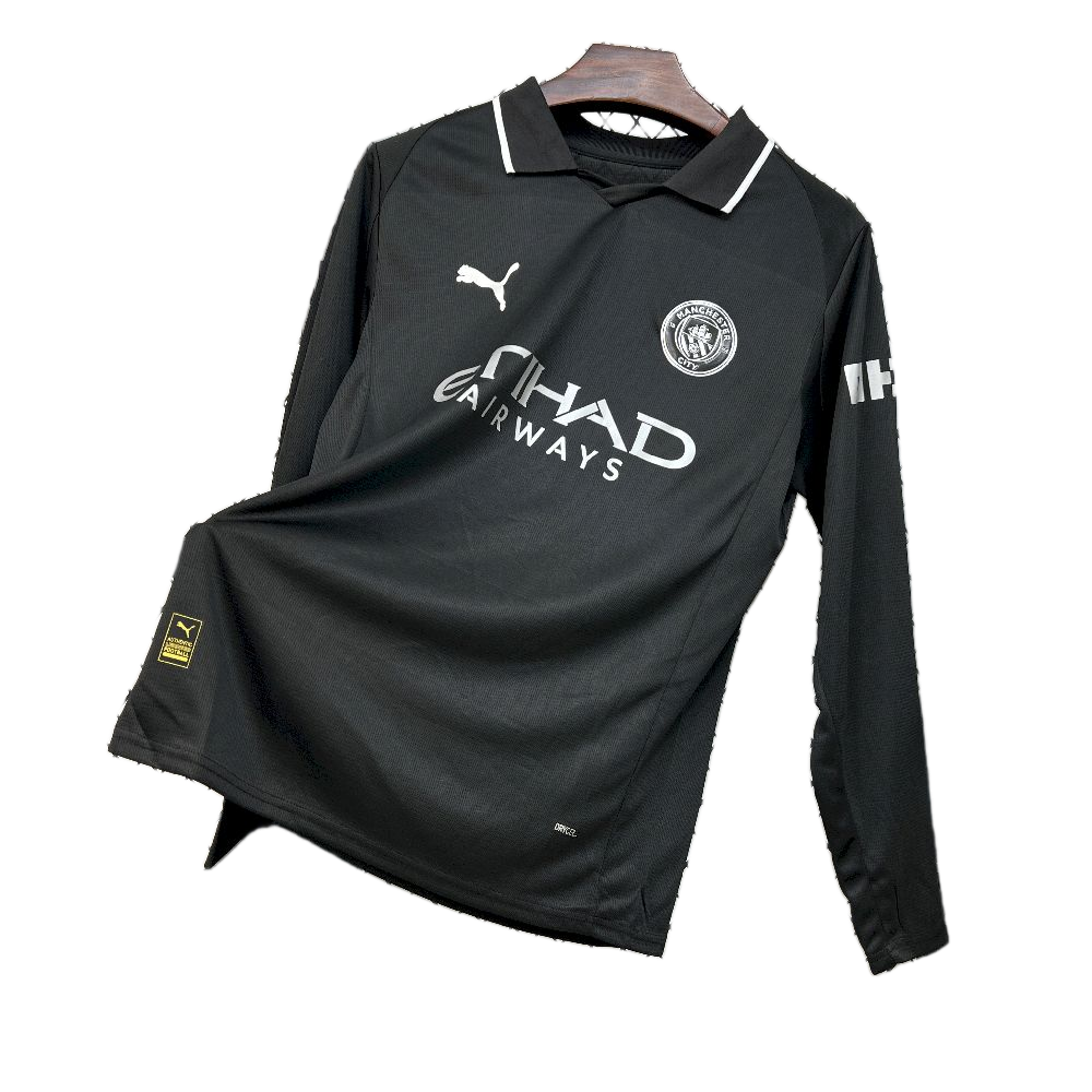 Manchester City 2025/26 Away Jersey – Long Sleeve