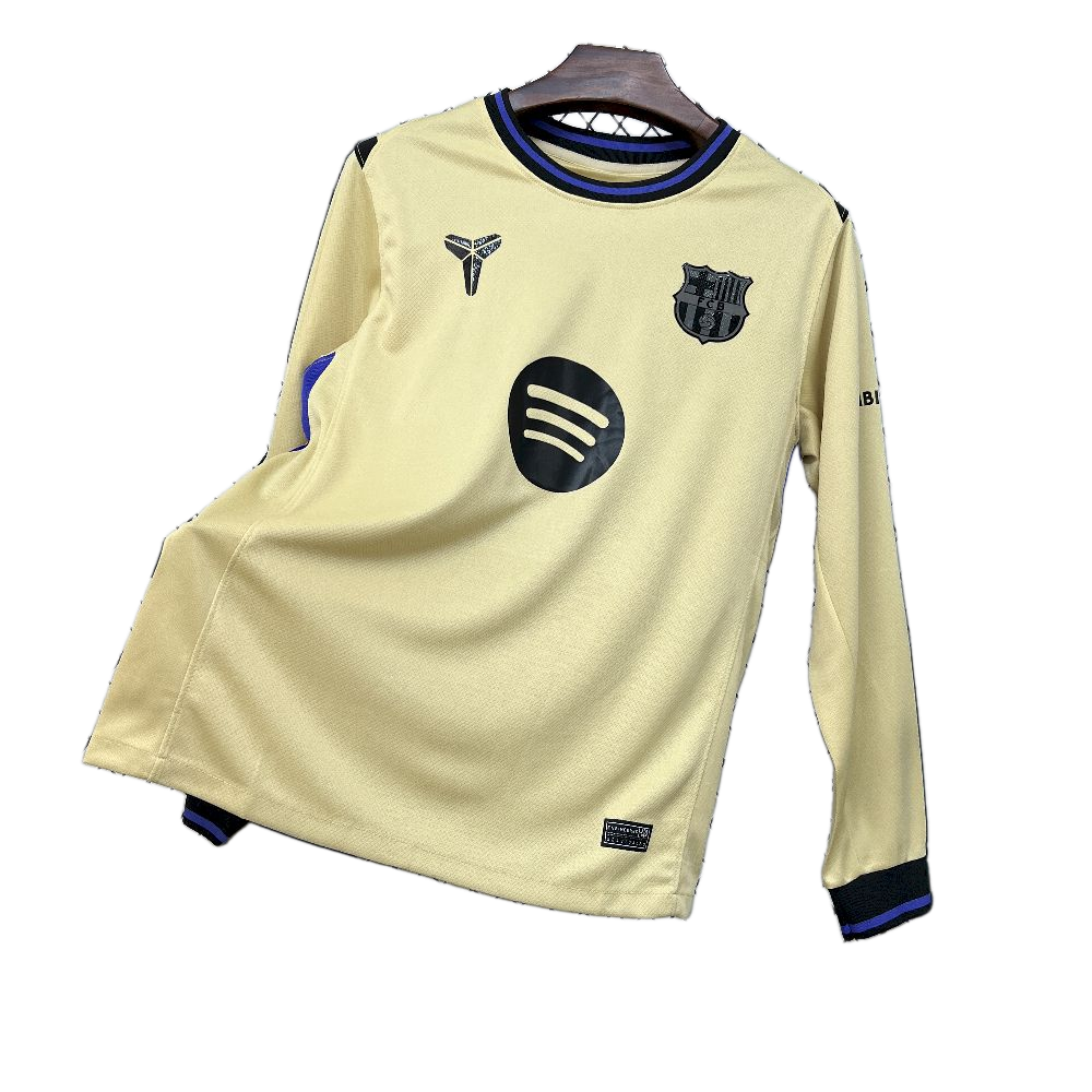 FC Barcelona 2025/26 Away Jersey – Long Sleeve