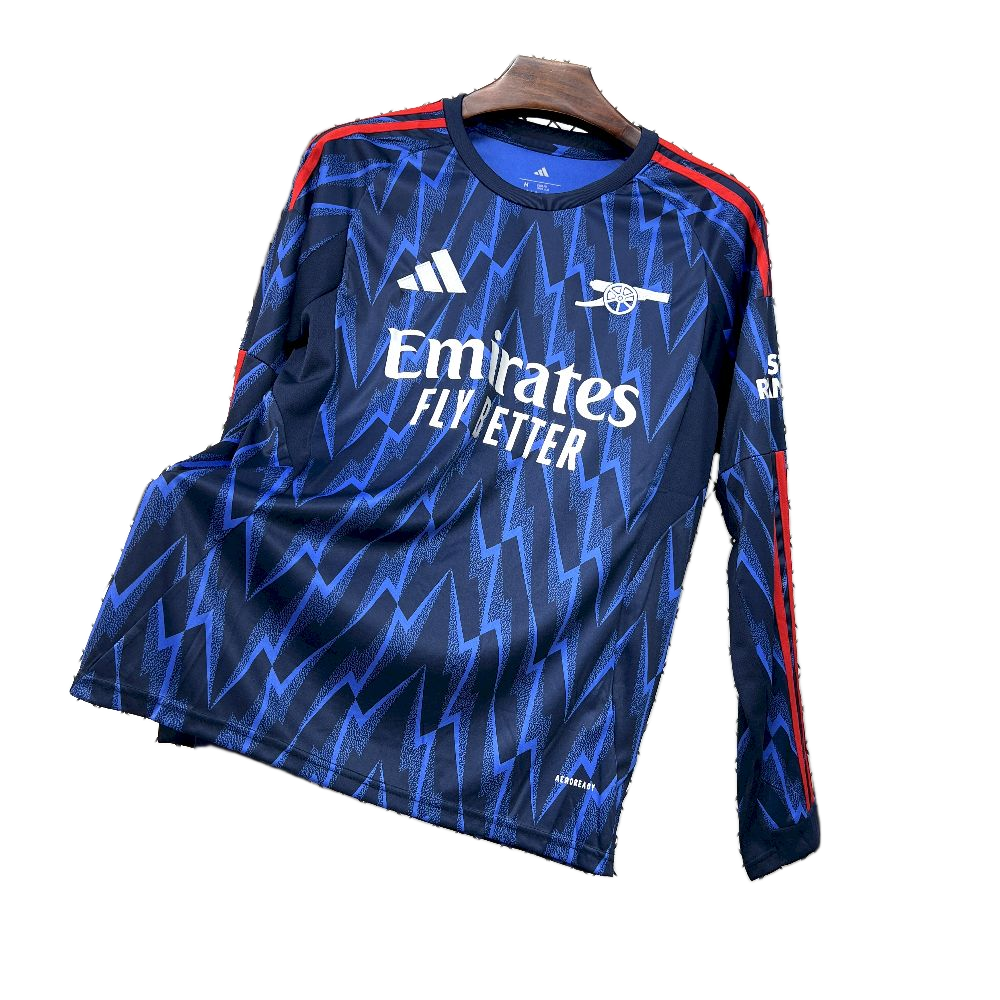 Arsenal 2025/26 Away Jersey – Long Sleeve