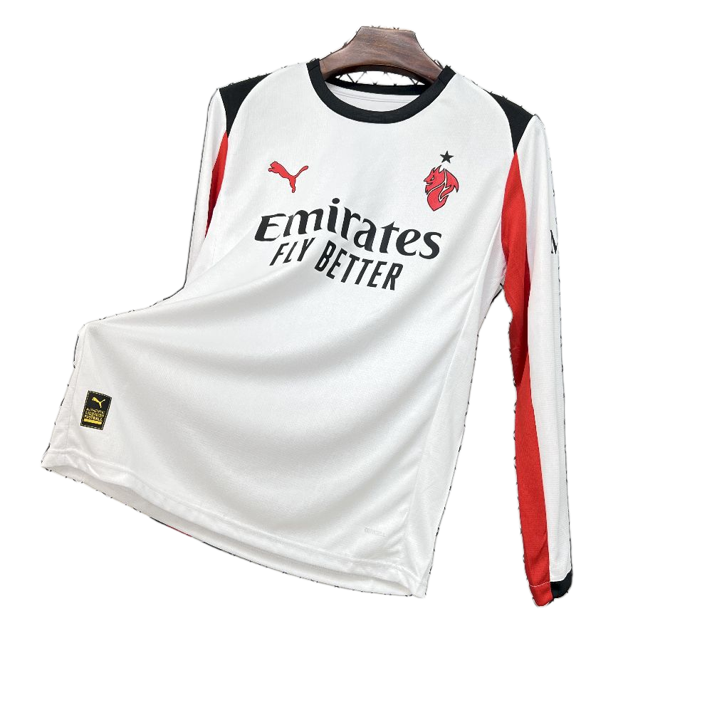AC Milan 2025/26 Away Jersey – Long Sleeve