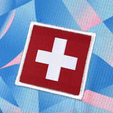 Switzerland 2026 Away Jersey – Blue/White Graphic