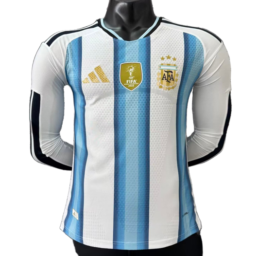 Argentina 2026 Home Jersey – Player Version – Long Sleeve