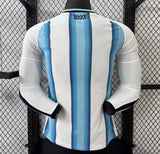 Argentina 2026 Home Jersey – Player Version – Long Sleeve