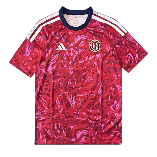 Costa Rica 2026 Home Jersey – Burgundy Graphic