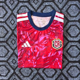 Costa Rica 2026 Home Jersey – Burgundy Graphic
