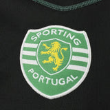 Sporting 2002/03 Away Jersey – Retro Version – Black/Yellow