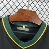 Sporting 2002/03 Camisola alternativa – Versão retro – Preto/Amarelo