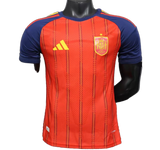 Spain 2026 Home Jersey – Player Version – Red/Navy Vertical Stripes