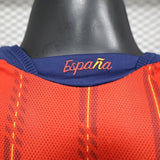 Spain 2026 Home Jersey – Player Version – Red/Navy Vertical Stripes