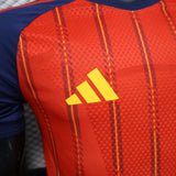 Spain 2026 Home Jersey – Player Version – Red/Navy Vertical Stripes