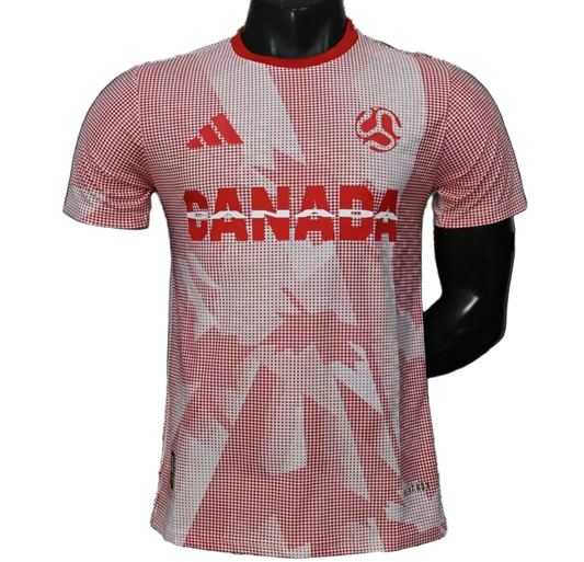 Canada 2025 Away Jersey – Player Version – Special Edition – White/Red