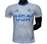 United States 2025 Away Jersey – Player Version – Special Edition – White/Blue