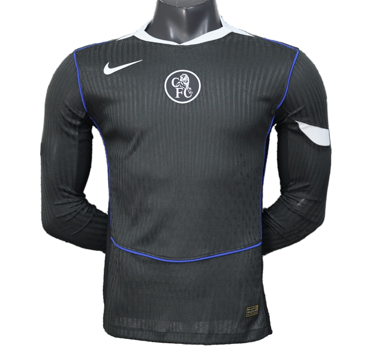 Chelsea 2025/26 Away Jersey – Player Version – Blue/Gray