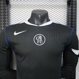 Chelsea 2025/26 Away Jersey – Player Version – Blue/Gray