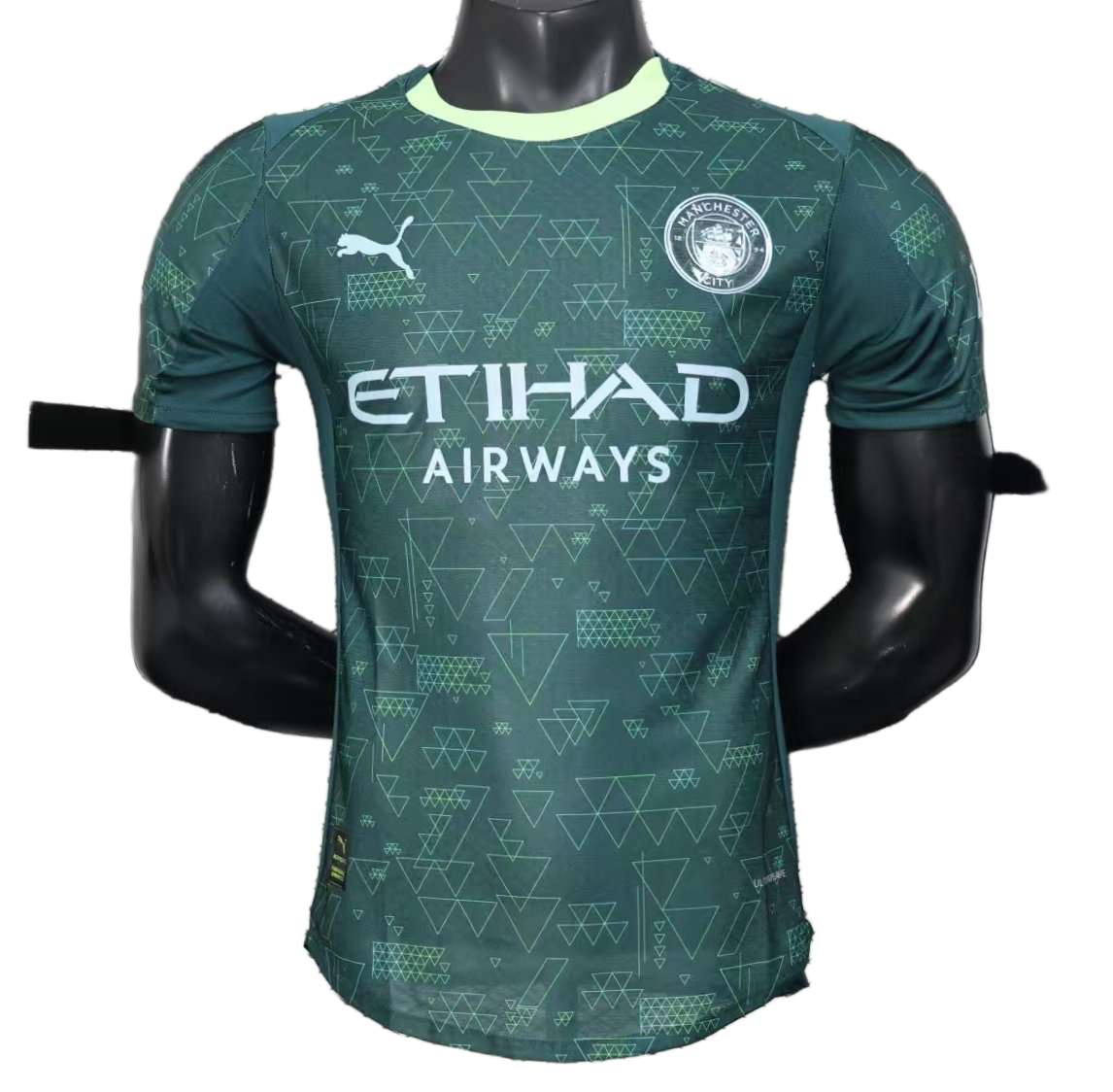 Manchester City 2025/26 Third Jersey – Player Version – Green