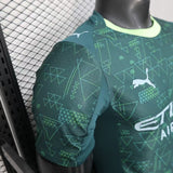 Manchester City 2025/26 Tercera camiseta – Versión jugador – Verde