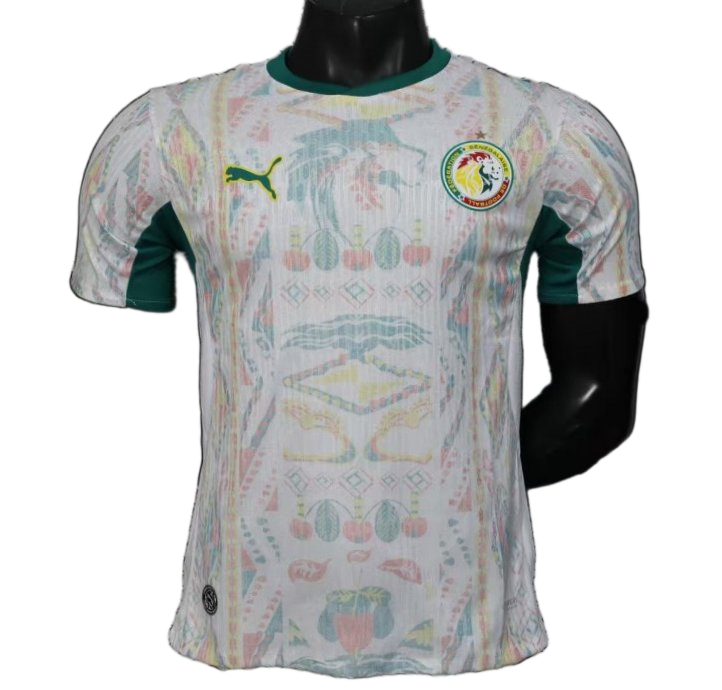 Senegal 2025/26 Away Jersey – Player Version – White