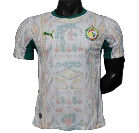 Senegal 2025/26 Away Jersey – Player Version – White