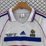 France 1998 Away Jersey – Long Sleeve – Retro Version