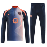FC Barcelona 2025/26 Training Kids Kit – Blue/Navy/Orange