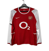 Arsenal 2002/04 Home Jersey – Long Sleeve – Retro Version