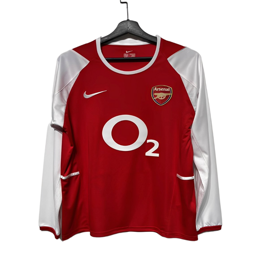 Arsenal 2002/04 Home Jersey – Long Sleeve – Retro Version
