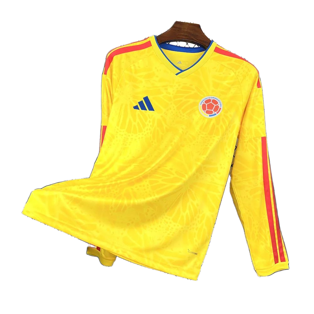 Colombia 2026 World Cup Home Jersey – Long Sleeve