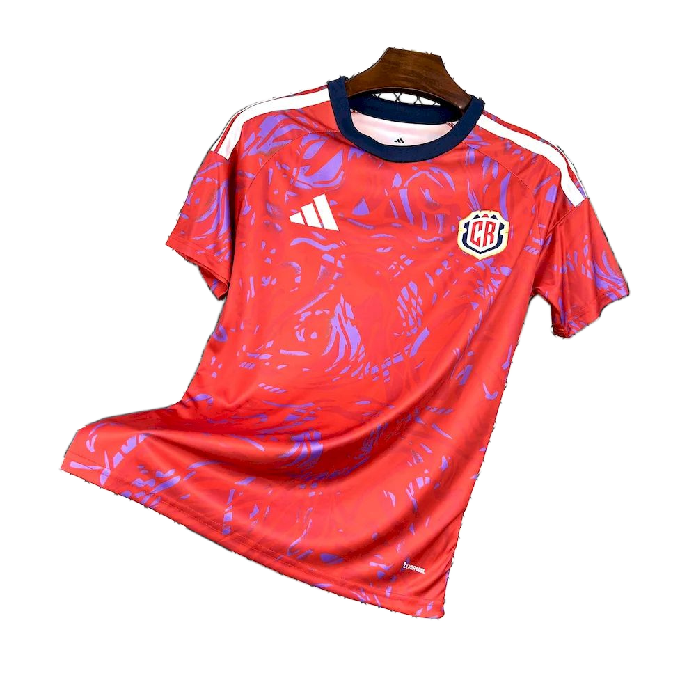 Costa Rica 2026 Home Jersey – Red Graphic