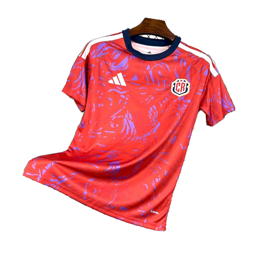 Costa Rica 2026 Home Jersey – Red Graphic