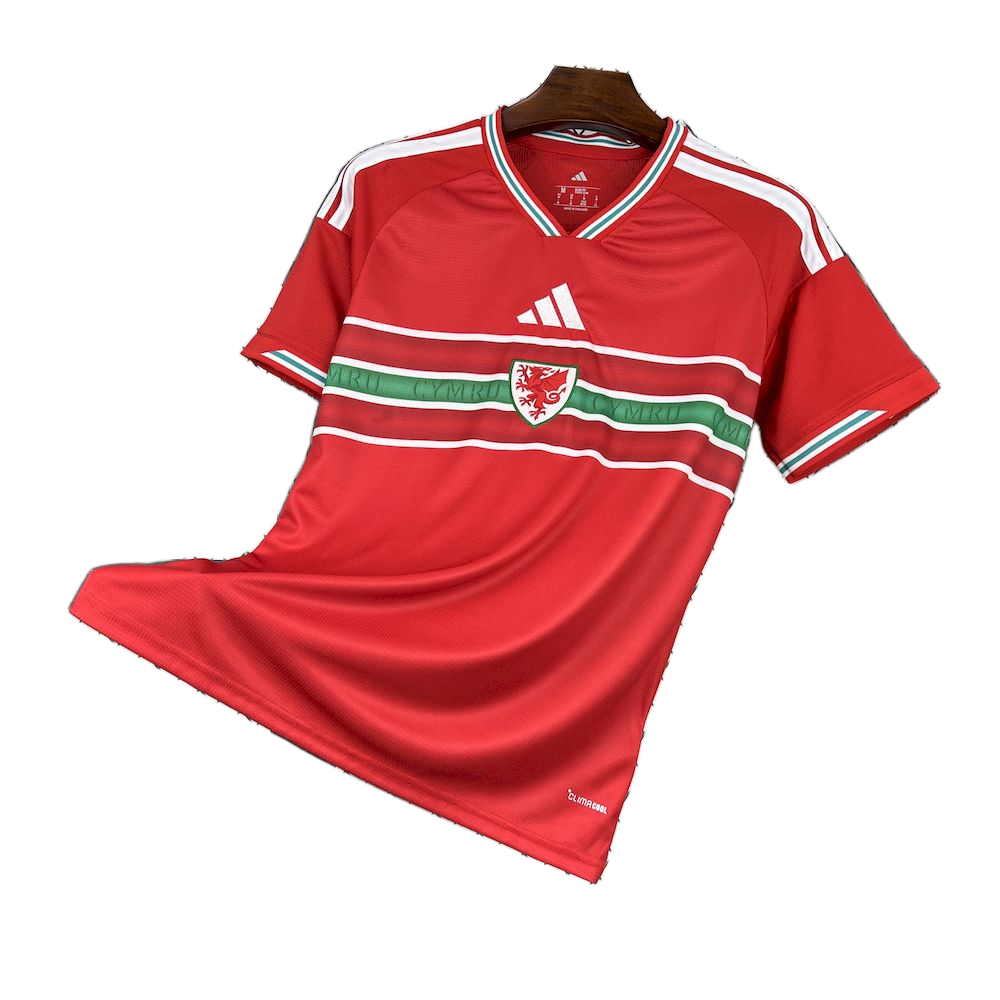 Wales 2026 Home Jersey – Green/White Chest Band