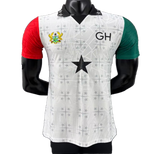 Ghana 2026 Jersey – Player Version – White/Black/Red/Green – Star Sleeves