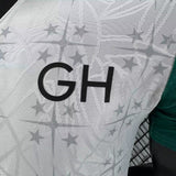 Ghana 2026 Jersey – Player Version – White/Black/Red/Green – Star Sleeves
