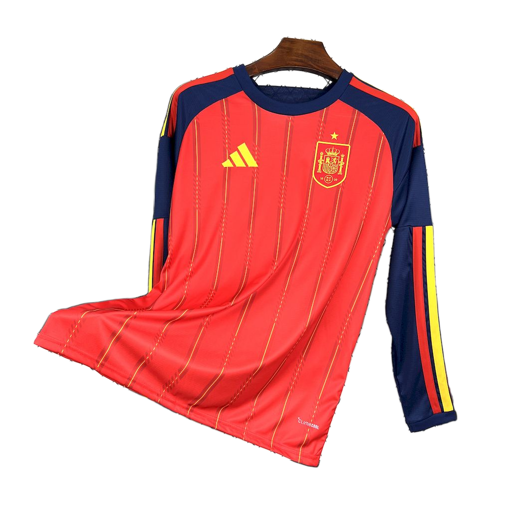 Spain 2026 World Cup Home Jersey – Long Sleeve